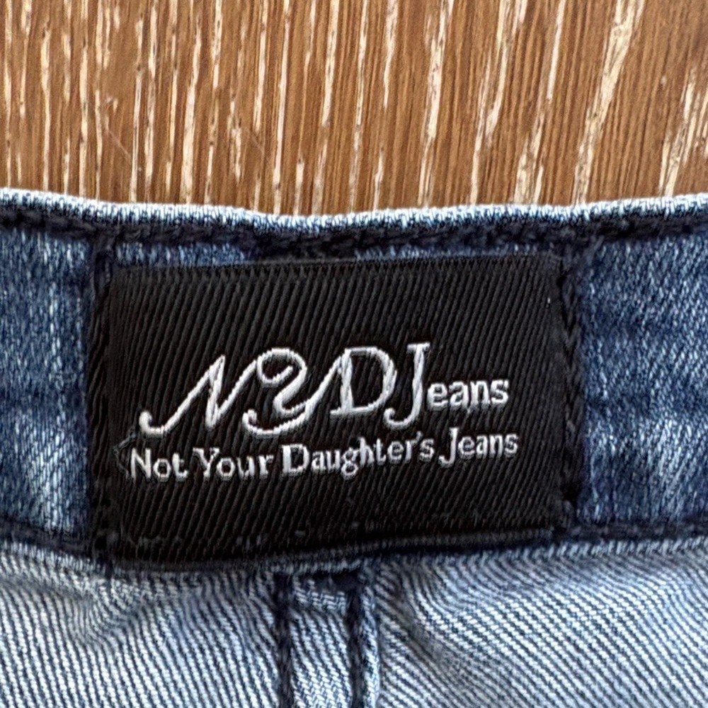 NYDJ Bootcut Jeans Size 14 Lift Tuck Stretch Denim Blue Elevated Basic - Picture 2 of 7